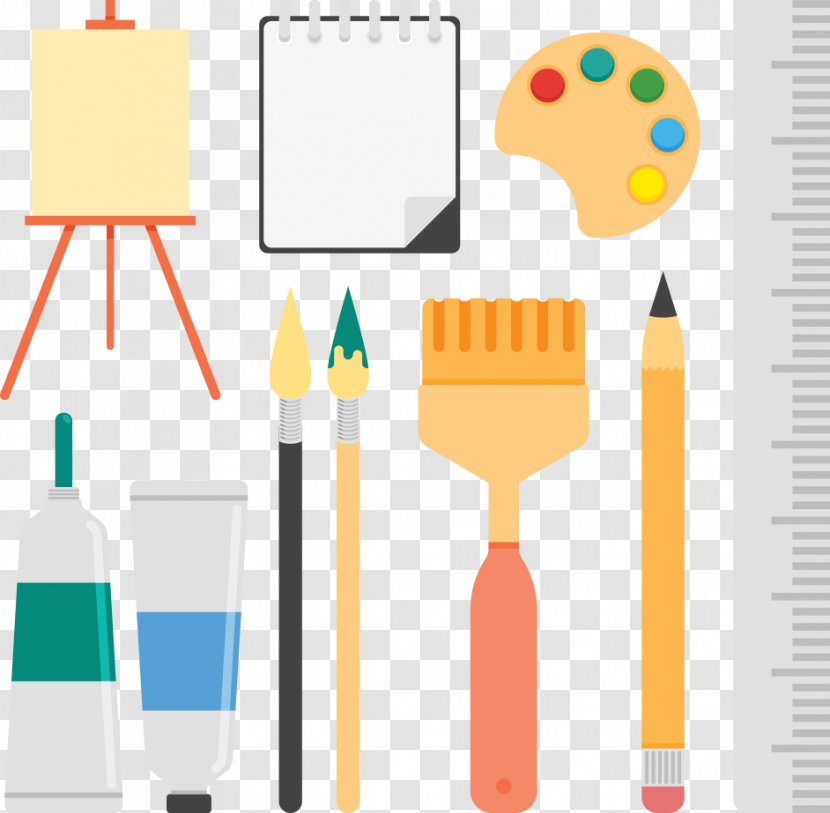 Painting Drawing Cubism - Text - Vector Tools Transparent PNG