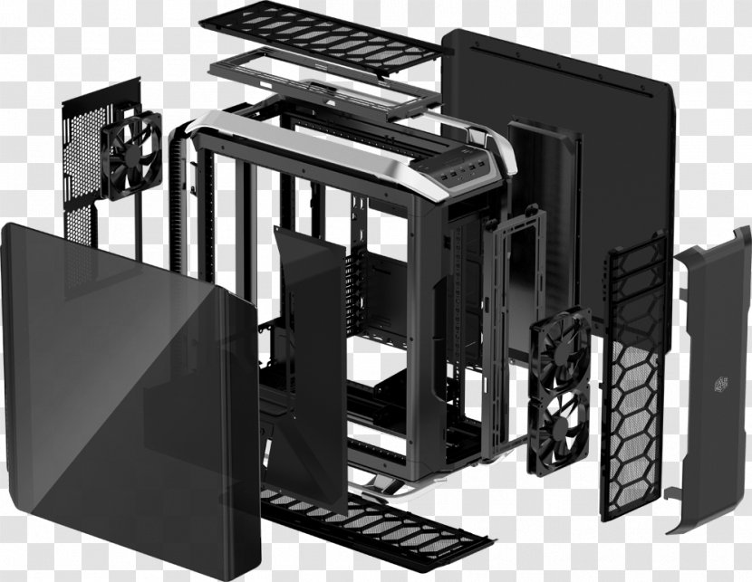 Computer Cases & Housings Power Supply Unit MicroATX Cooler Master - Electronics Accessory Transparent PNG