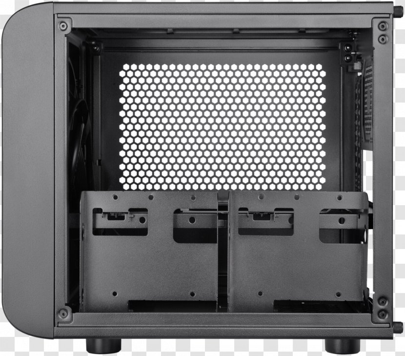 Computer Cases & Housings Thermaltake Suppressor F1 Cube CA-1E6-00S1WN-00 Mini-ITX Housing Core P3 Hardware/Electronic - Home Appliance - Miniitx Transparent PNG