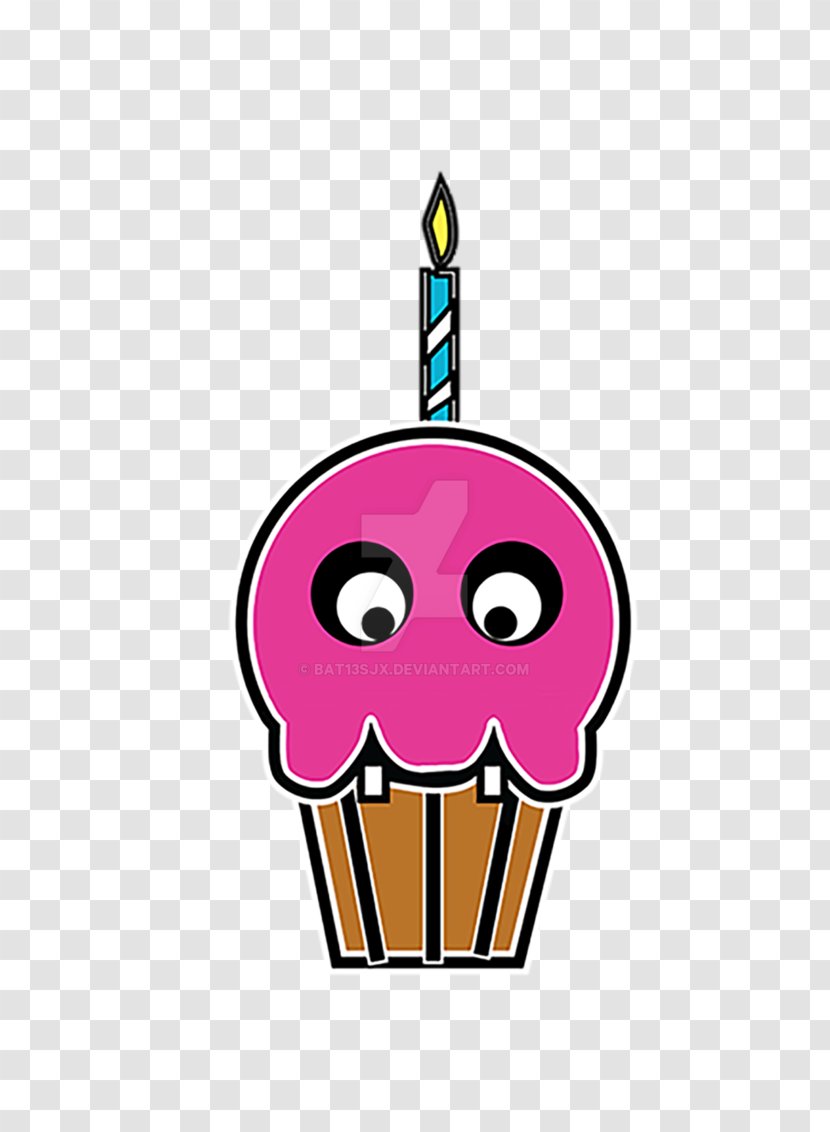 Cupcake Five Nights At Freddy's 2 Clip Art - Pink Transparent PNG