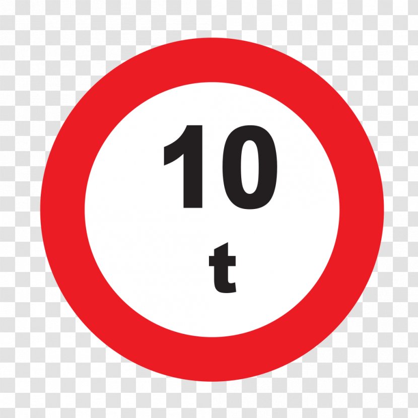 Traffic Sign Weight Road - Symbol - 25 Transparent PNG