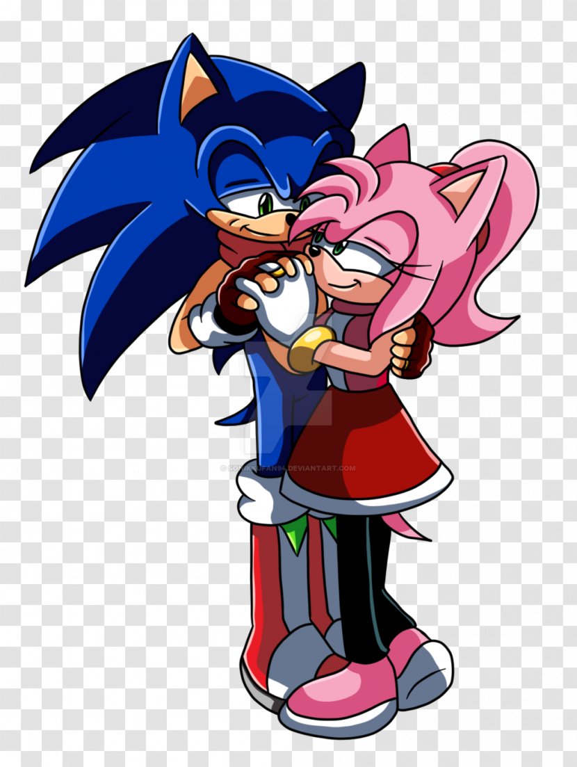 Sonic The Hedgehog Shadow Amy Rose Battle - Heart Transparent PNG