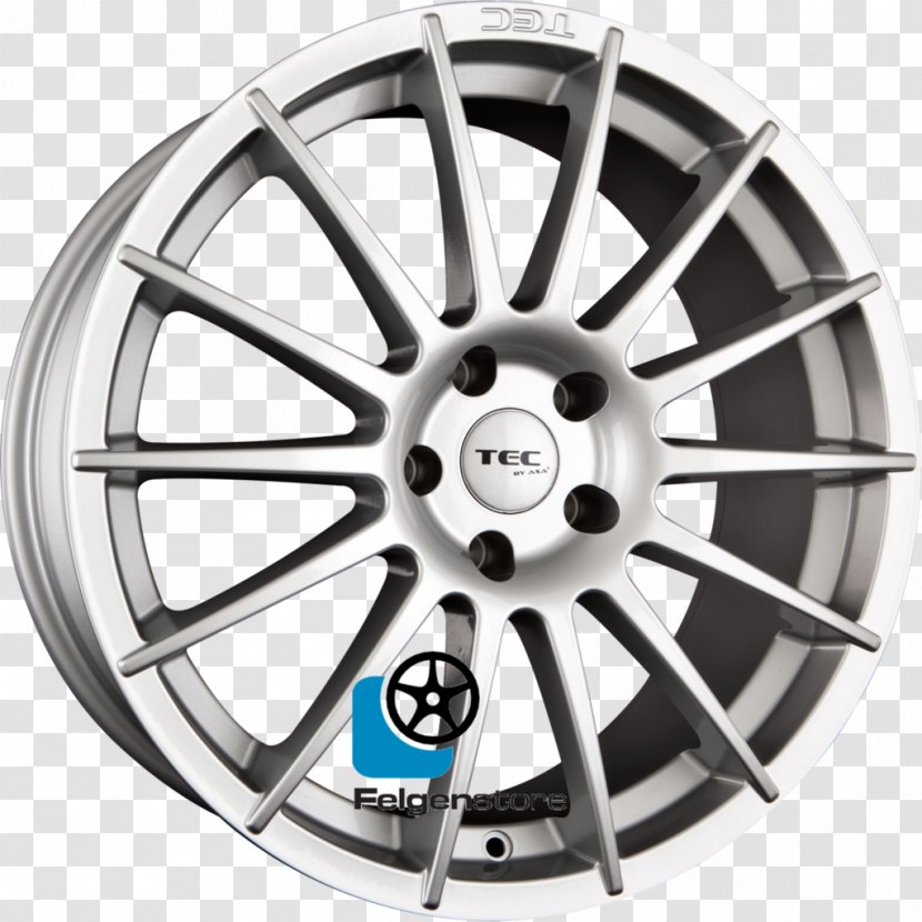 Alloy Wheel Car Tire Rim - Frontwheel Drive Transparent PNG