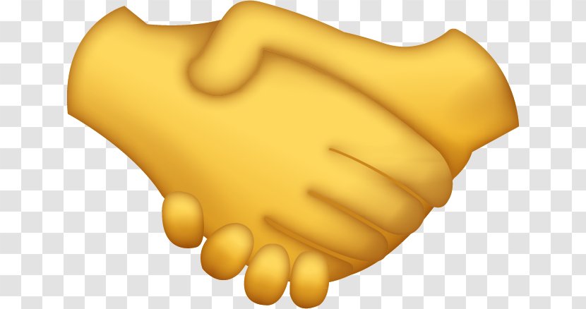 Emoji Handshake IPhone Respect - Thumb Transparent PNG