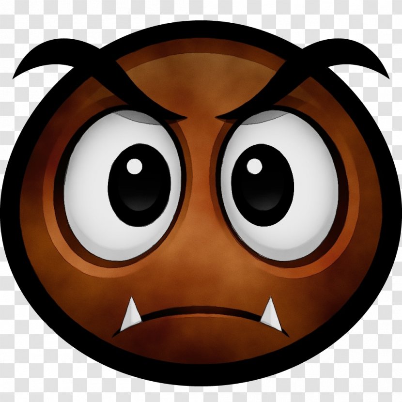 Face Cartoon Black Facial Expression Clip Art - Wet Ink - Cheek Nose Transparent PNG