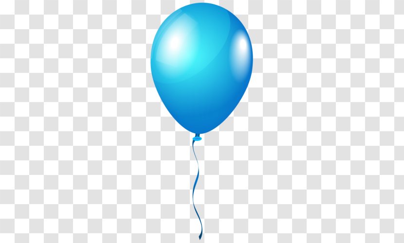 Balloon Blue Clip Art - Azure Transparent PNG