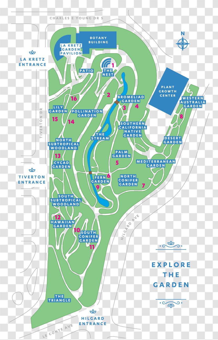 UCLA Mildred E. Mathias Botanical Garden Busch Gardens Williamsburg Map - United States Of America Transparent PNG