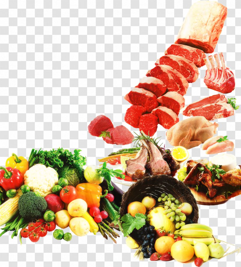 Fruit Vegetarian Cuisine Vegetable Meat Food - Vegetarianism - Group Transparent PNG