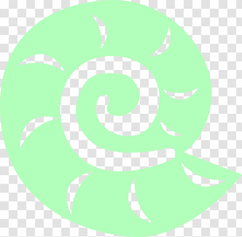 Circle Area Clip Art - Green - Small Fresh Conch Transparent PNG