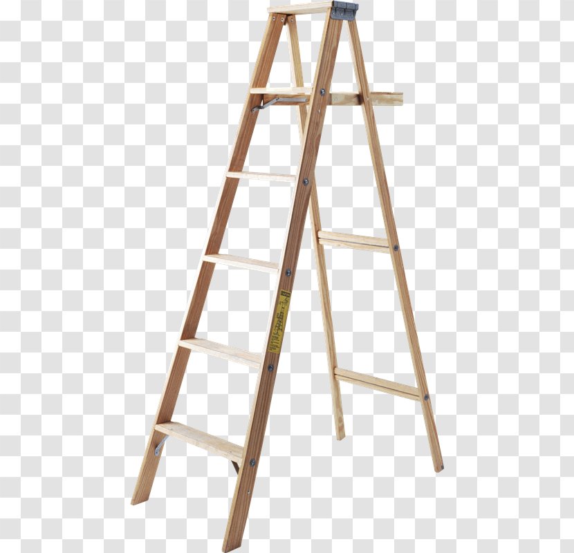 Ladder Wood Stool Furniture - Ras Badge Transparent PNG