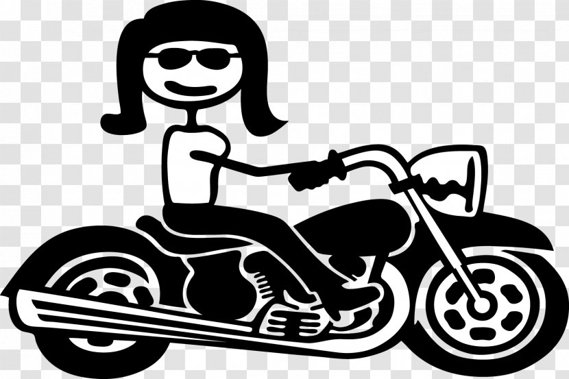Car Decal Motorcycle Helmets Sticker - Monochrome Photography - Bike Transparent PNG