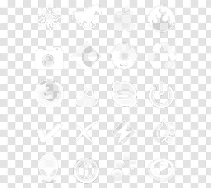 Line Point Pattern - White Transparent PNG