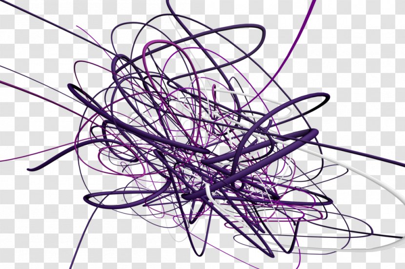 Three-dimensional Space Line Shape - Violet - Purple Transparent PNG