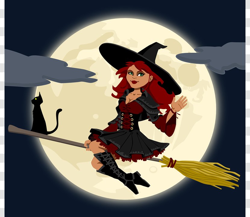 Witchs Broom Witchcraft Clip Art - Cliparts Transparent PNG
