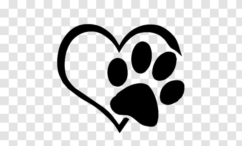 Dog Cat Paw Decal Sticker - Animal Track - Love Paws Transparent PNG