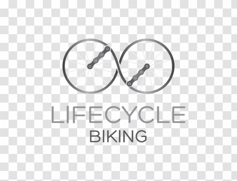 Logo Bicycle Wheels Circle - Monochrome Transparent PNG