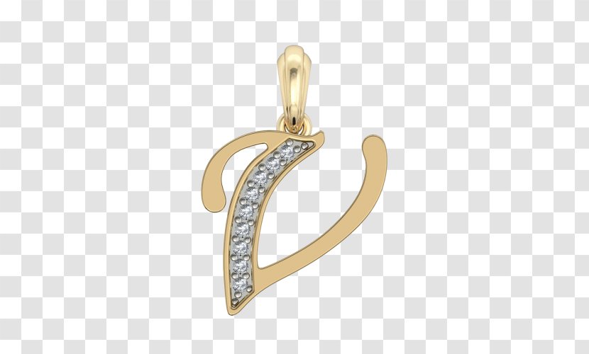 Earring Charms & Pendants Gold Jewellery Alphabet - Earrings Transparent PNG