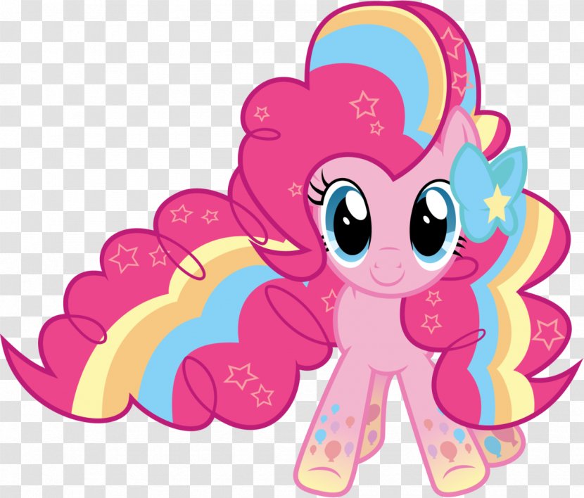 Pinkie Pie Twilight Sparkle My Little Pony Rarity - Cartoon - Vector Transparent PNG