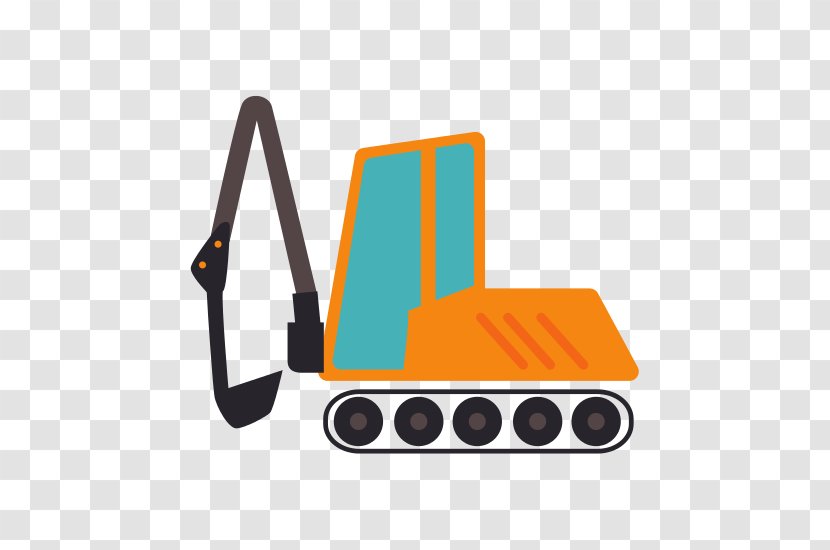Vector Graphics Backhoe Loader Heavy Machinery Construction - Royalty Payment - Excavator Transparent PNG