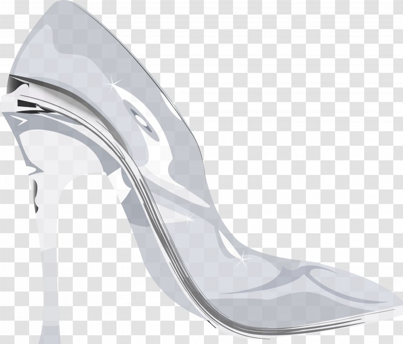 Slipper Cinderella High-heeled Shoe Drawing Transparent PNG