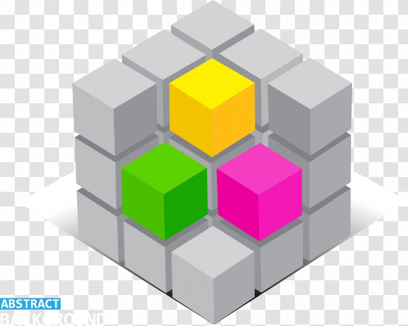 Cube Three-dimensional Space Euclidean Vector - Rectangle Transparent PNG