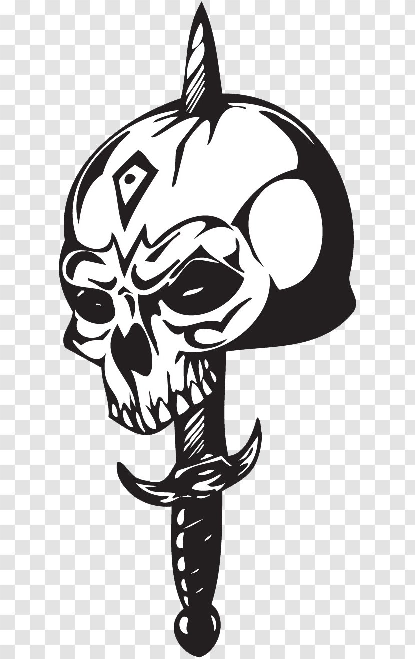 Styxx Sword Of Darkness Dark-Hunter The League Series Tattoo - Carnivoran - Skull Transparent PNG