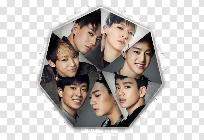 JB Kim Yugyeom GOT7 J. Y. Park K-pop - Got Love - Picture Of Sixteenth Rest Transparent PNG