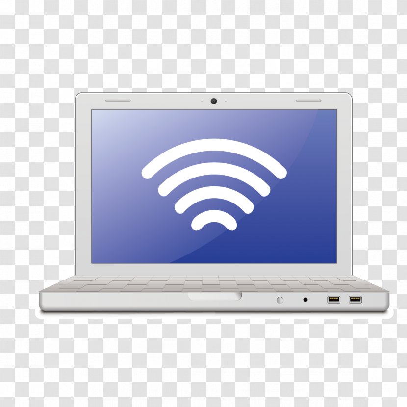 Laptop Wi-Fi Wireless Clip Art - Technology - Vector Notebook Transparent PNG