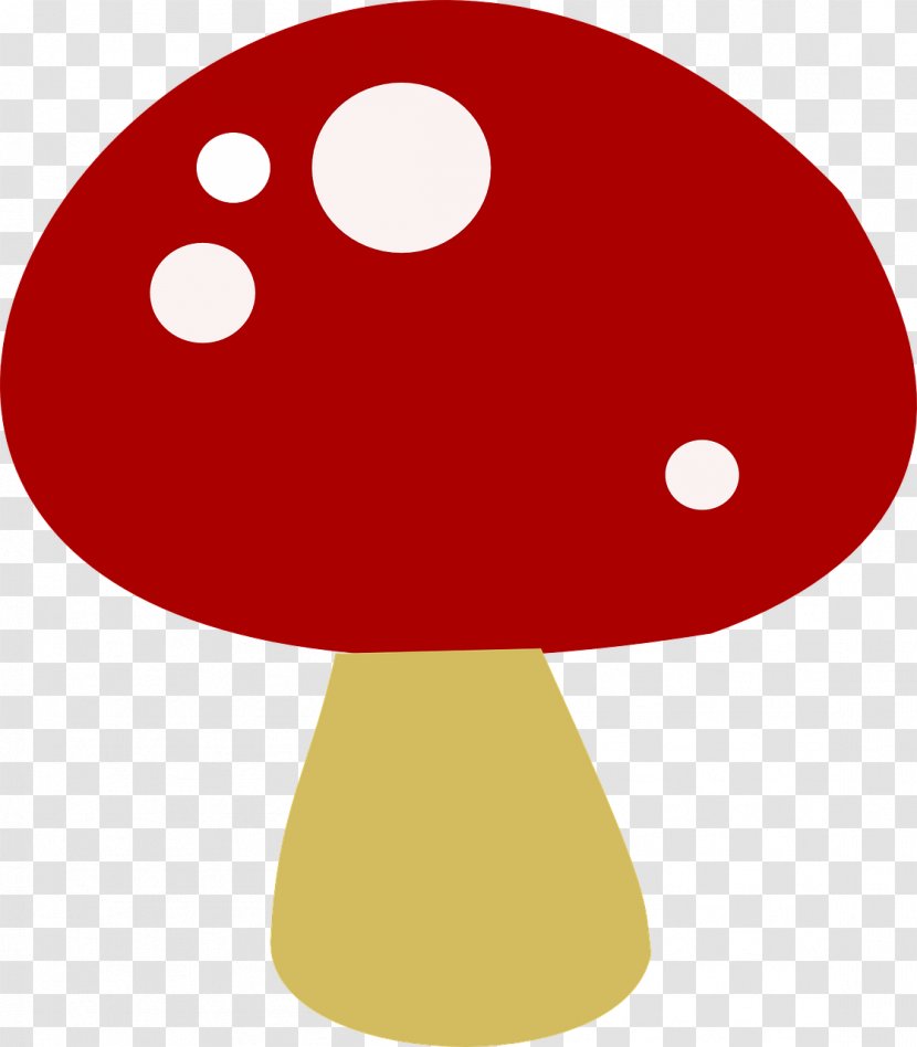 Mushroom Fungus Morchella Clip Art - Red Transparent PNG