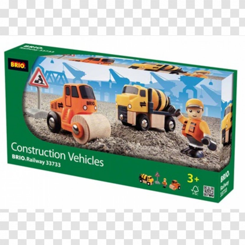 Toy Trains & Train Sets Rail Transport Car Brio - Cement Mixers Transparent PNG