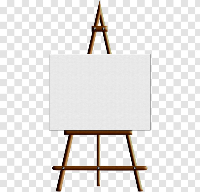 Easel Painting Art Clip - Line - Wooden Triangle Transparent PNG