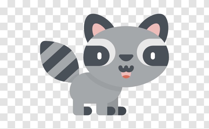 Whiskers Raccoon Clip Art - Small To Medium Sized Cats Transparent PNG