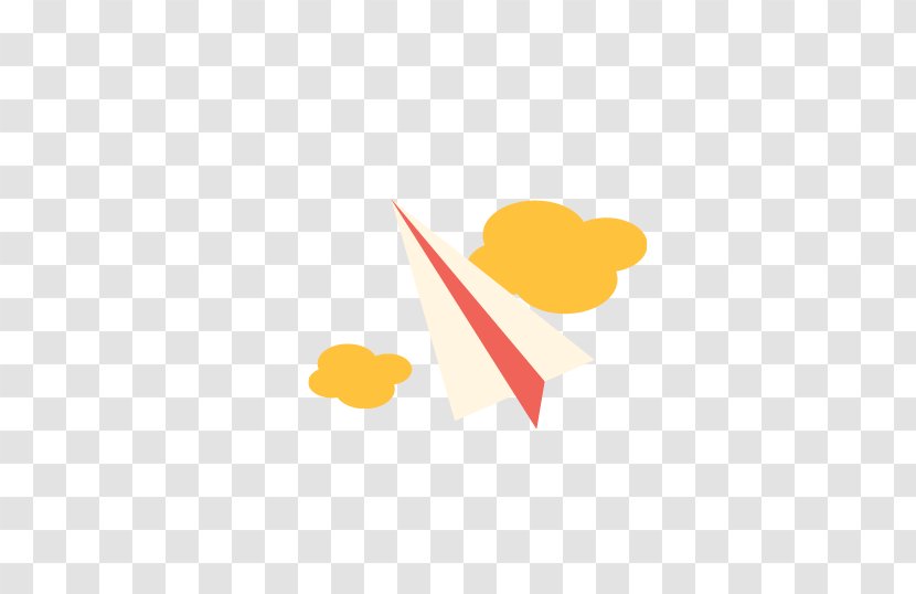 Airplane Paper Plane - Cartoon Transparent PNG