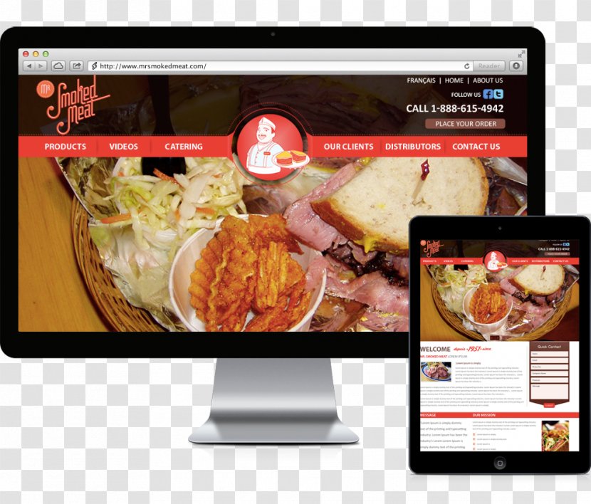 Responsive Web Design Search Engine Optimization Display Advertising - Payperclick - Smoked Meat Transparent PNG