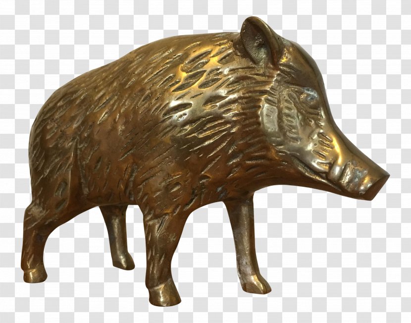 Pig Bronze Brass Snout Terrestrial Animal - Like Mammal Transparent PNG