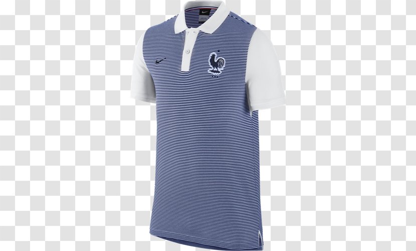 T-shirt France National Football Team Polo Shirt Nike - White Transparent PNG