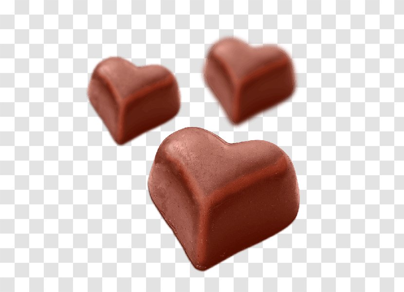 Bonbon Praline Dominostein Chocolate Truffle - Heart - Choco Crunch Transparent PNG