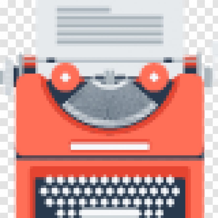 Clip Art Typewriter Paper - Flat Design - Write Icon Transparent PNG