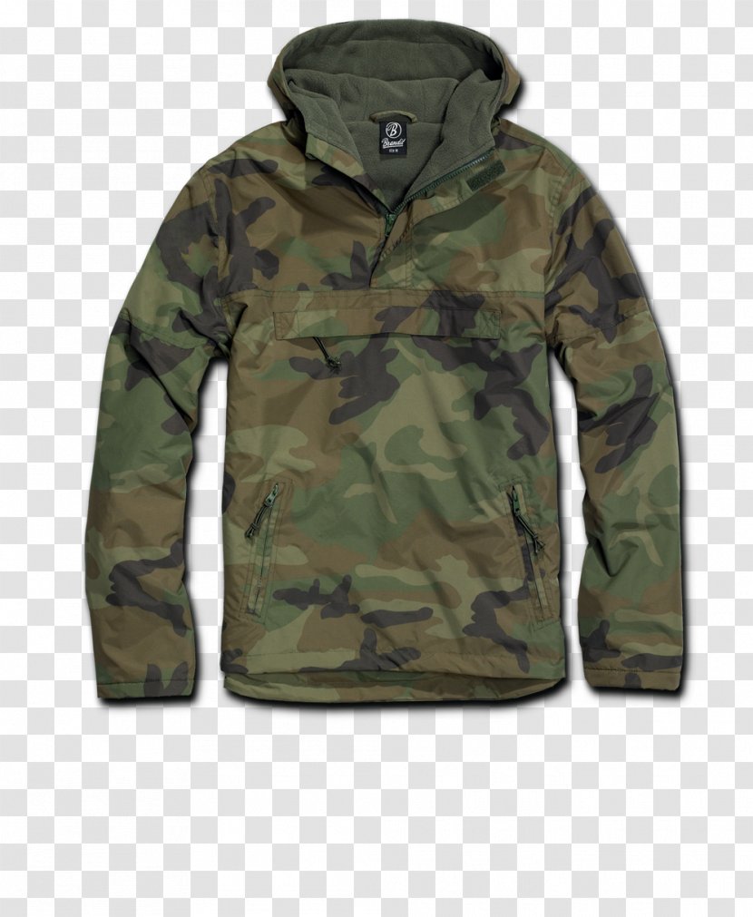 Hoodie Windbreaker M-1965 Field Jacket Parka - Military Camouflage - CAMOUFLAGE Transparent PNG