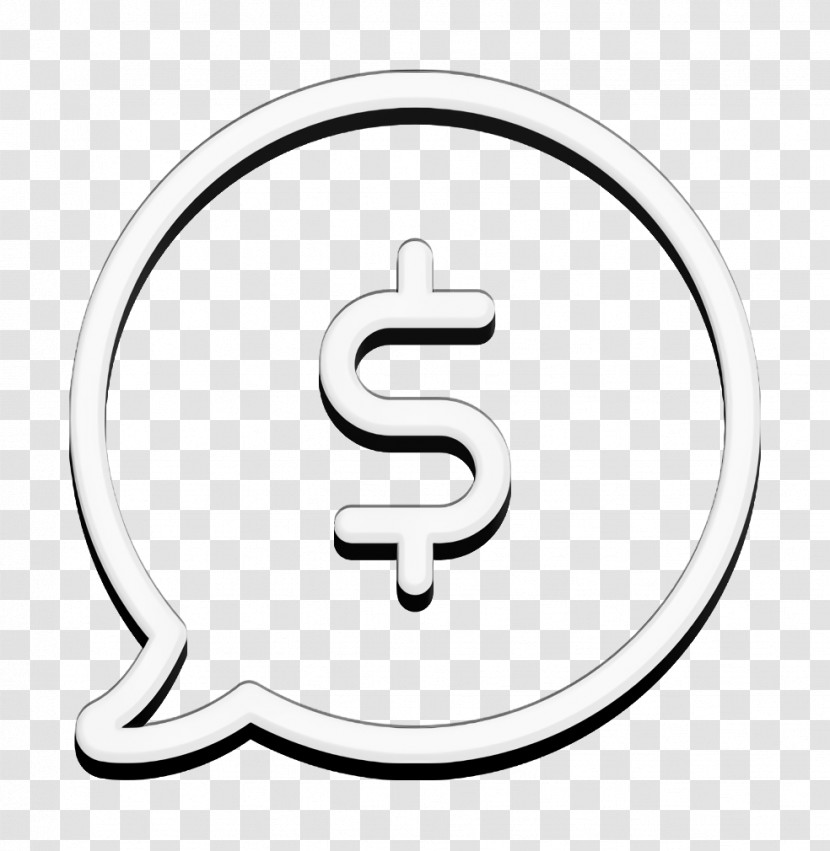 Ecommerce Set Icon Money Icon Speech Bubble Icon Transparent PNG
