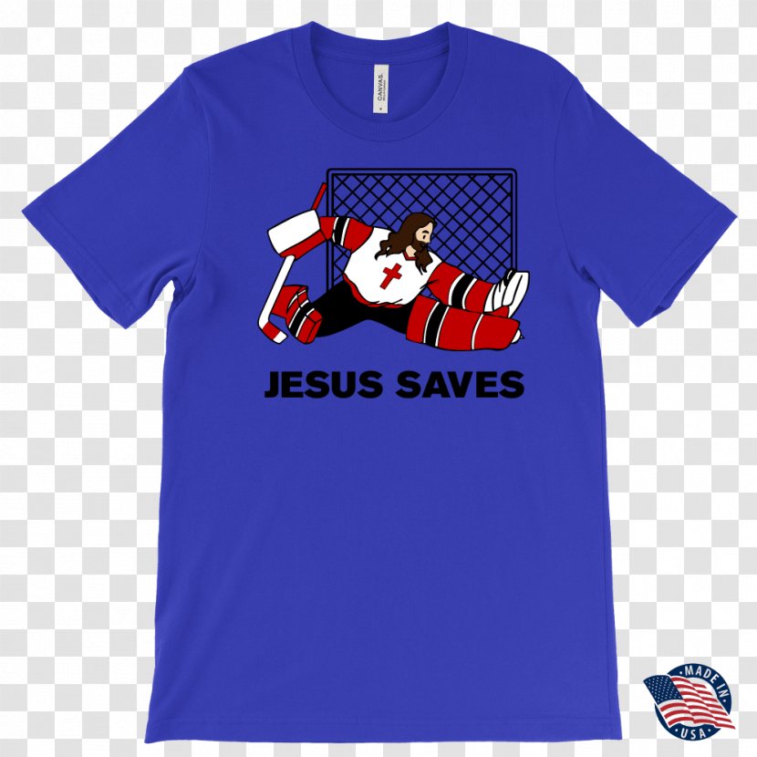 T-shirt Clothing Crew Neck Sleeve - Unisex - Jesus Saves Transparent PNG