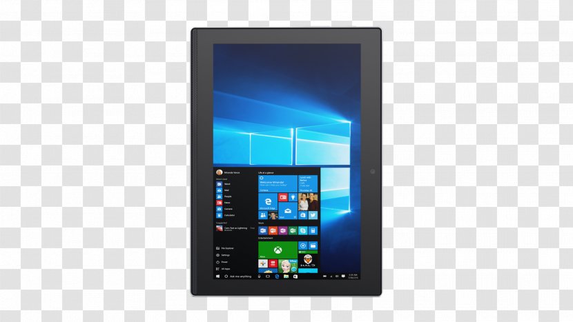 Laptop Intel Atom 2-in-1 PC Lenovo - Tablet Computers Transparent PNG