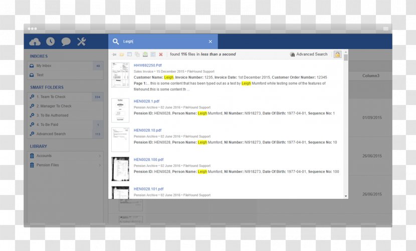 Document Management System Computer Software Information - Interface Demonstration Transparent PNG