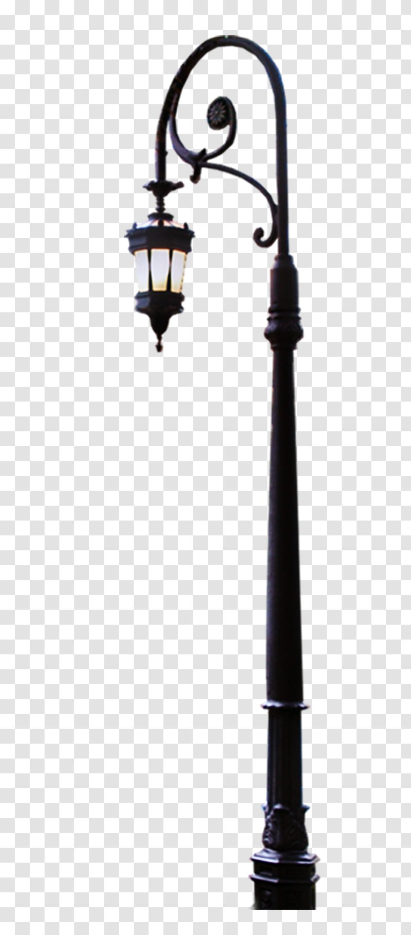 Street Light Fixture Icon - Lamp - European Classical Decoration Pattern Transparent PNG