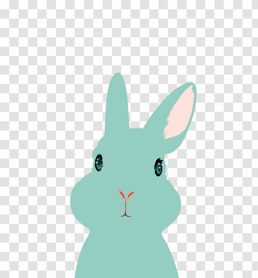 Domestic Rabbit Hare Easter Bunny Whiskers - Rabbits Vector Transparent PNG