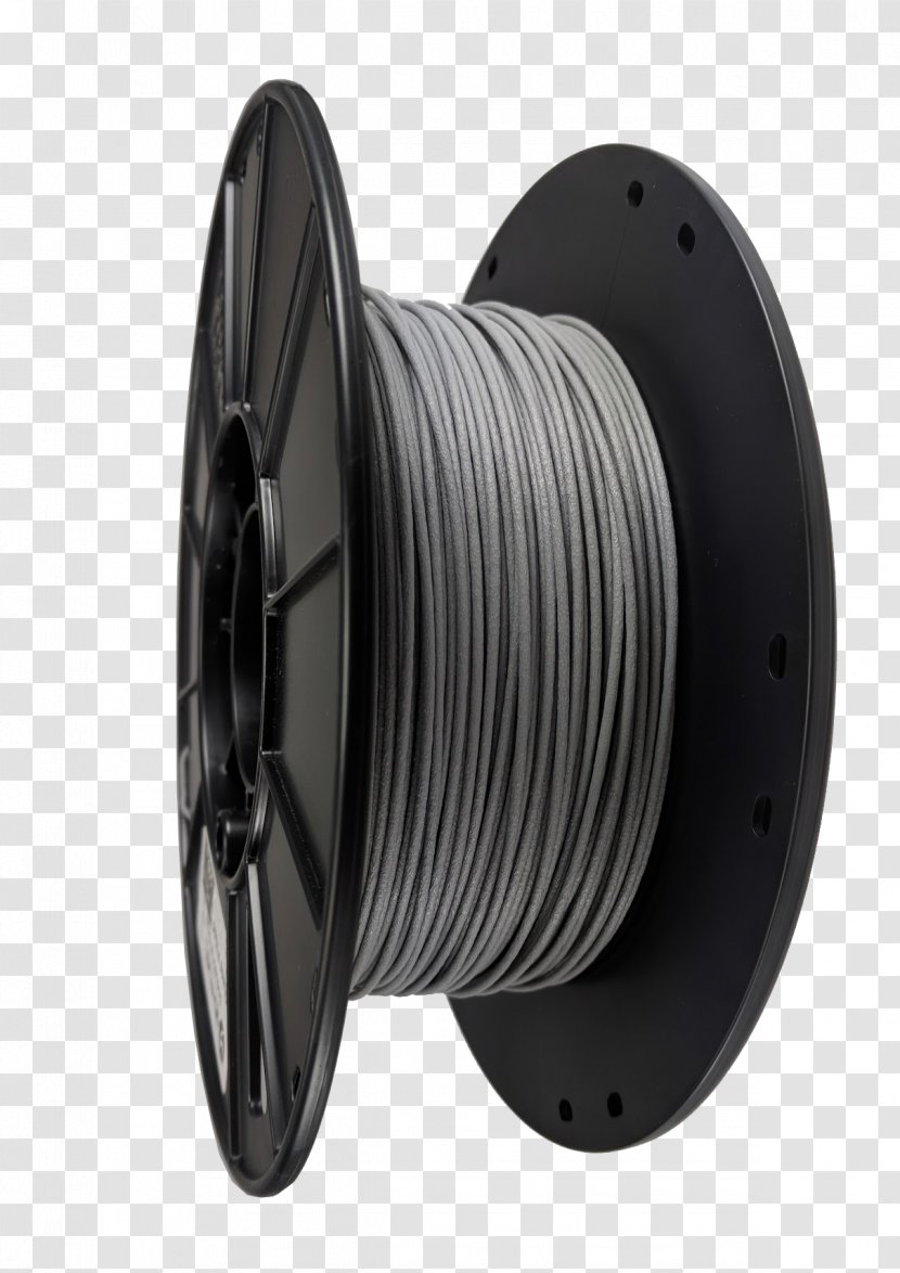 3D Printing Filament Glass-filled Polymer Polylactic Acid Composite Material - 3d - Gray Glass Transparent PNG