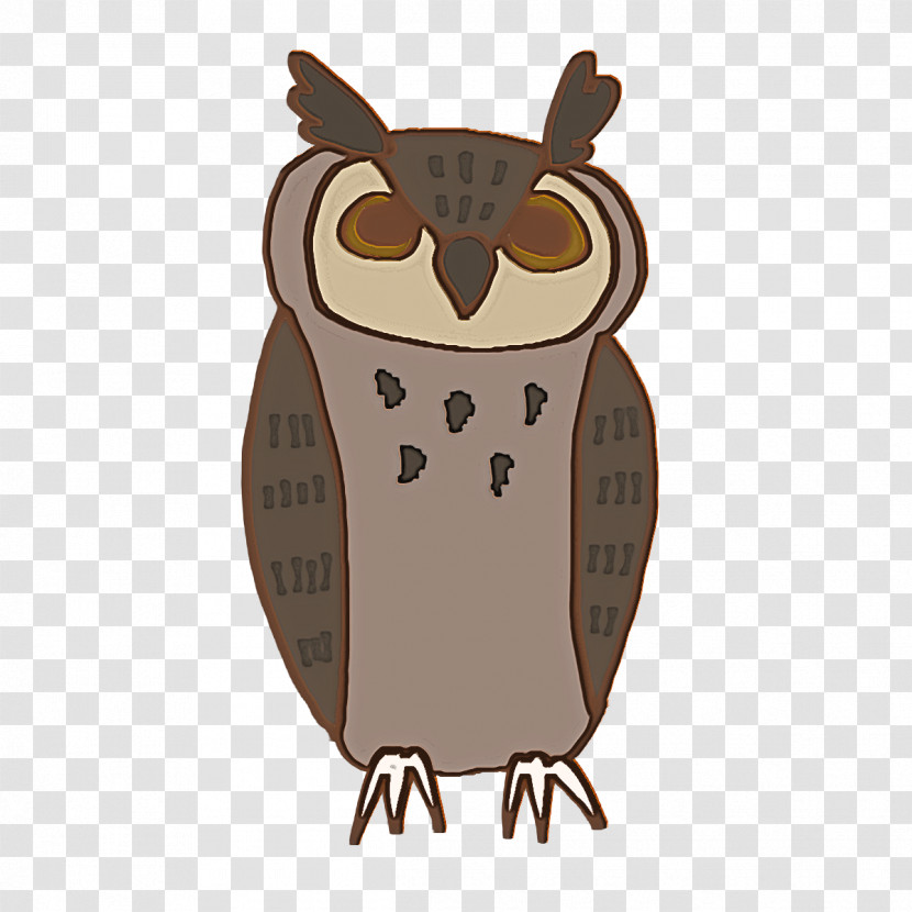 Owls Eastern Screech Owl Great Horned Owl Cartoon Birds Transparent PNG