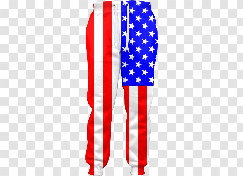 Flag Of The United States Tracksuit Pants Clothing - All Over Print - American Transparent PNG
