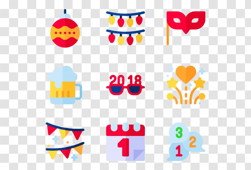 New Year's Resolution Party Computer Icons Clip Art - Birthday - Year Auspicious Font Transparent PNG