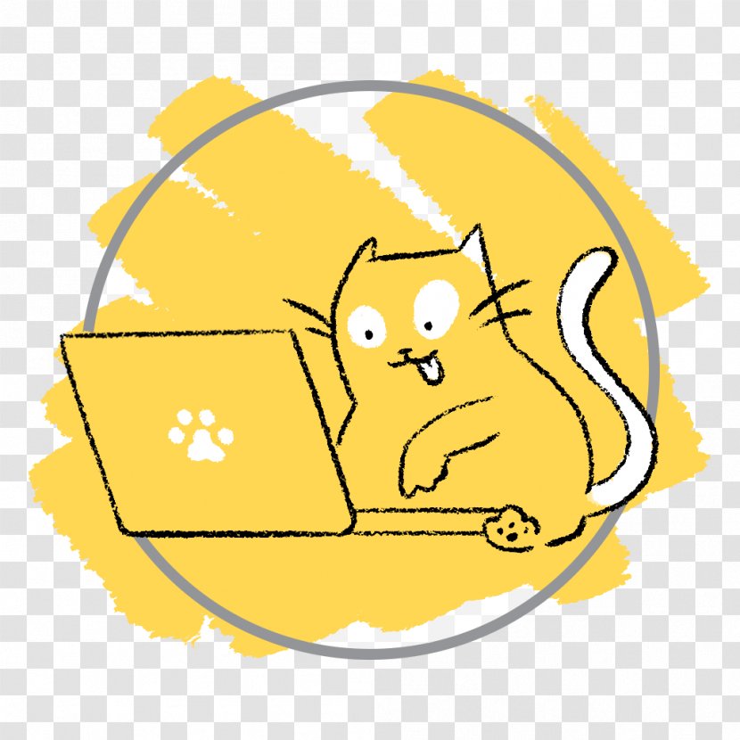 Clip Art Smiley Illustration Product Snout - Smile - Reading Cat Emotions Transparent PNG